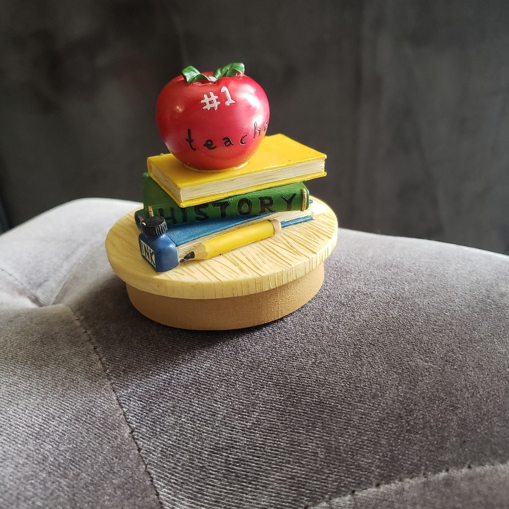 Candle Jar Topper #1 Teacher Capper Cap Standard Size Decorative Our America
